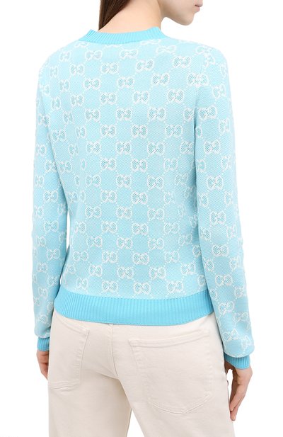 Пуловер из шерсти и хлопка GUCCI, арт. 629459/XKBHQ, фото 4