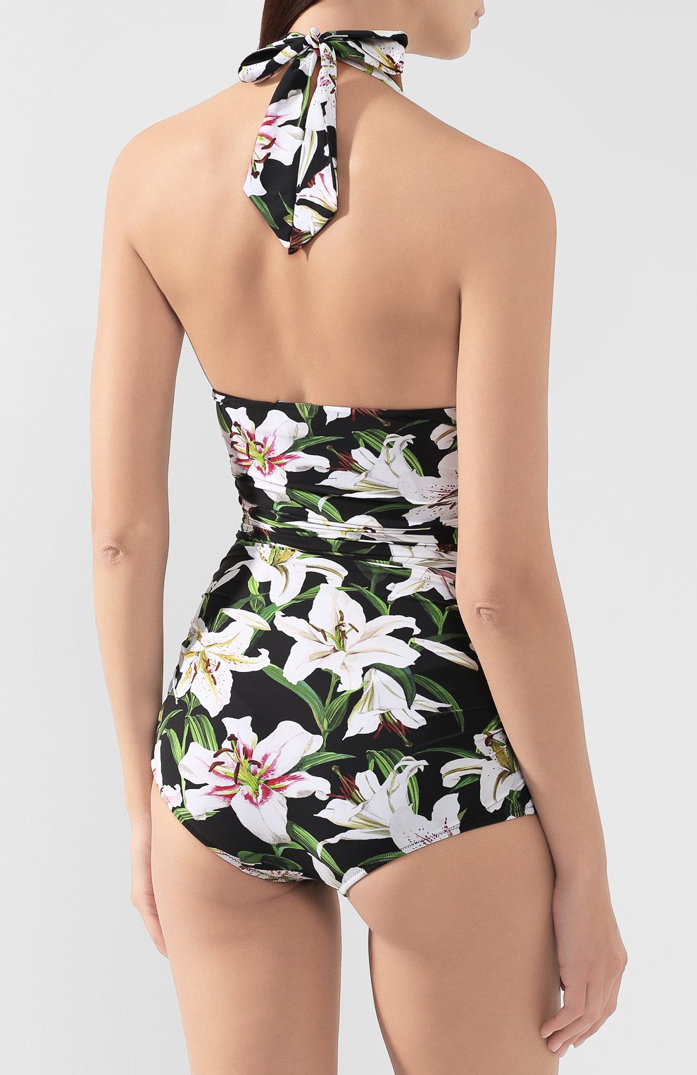 Слитный купальник DOLCE & GABBANA черного цвета по цене 76300 руб., арт. 09A06J/FSGQR, фото 3 Слитный купальник DOLCE & GABBANA, арт. 09A06J/FSGQR, фото 3