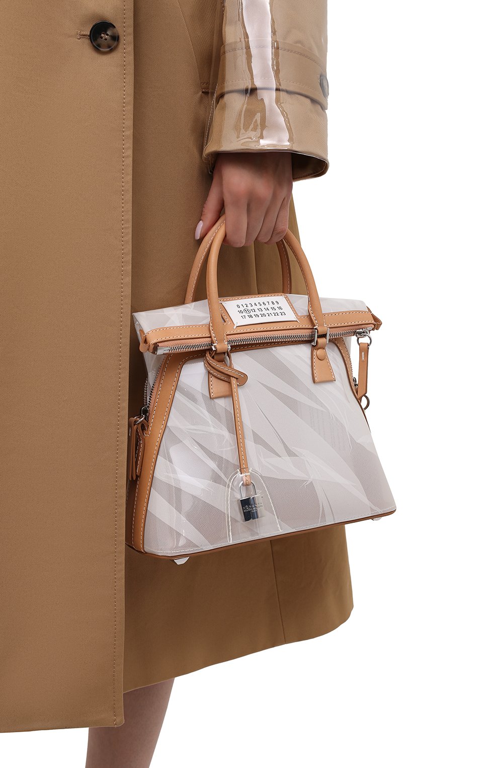 Сумка 5ac mini MAISON MARGIELA прозрачного цвета по цене 163000 руб., арт. S56WG0082/PS721, фото 2 Сумка 5ac mini MAISON MARGIELA, арт. S56WG0082/PS721, фото 2