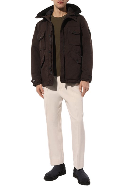 Пуховая куртка Stone Island 751541649 Серый  751541649 Фото 2