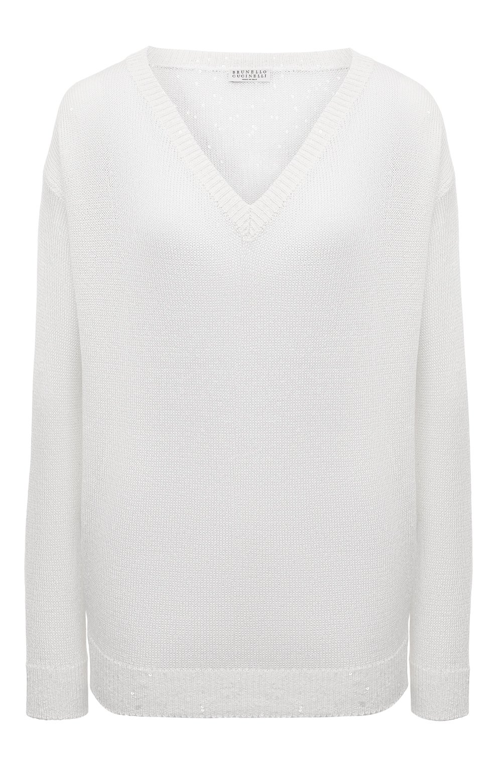 Пуловер изо льна и шелка BRUNELLO CUCINELLI, арт. M1000B1033, фото 1