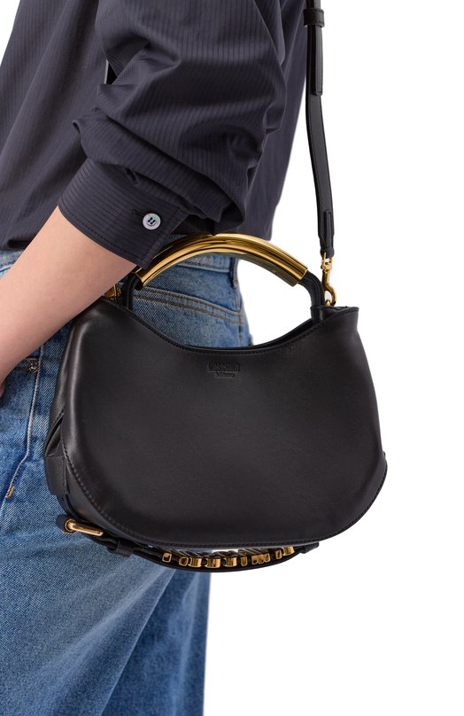 Сумка Handle Me small Moschino MC4198PP0N/0A0 Чёрный  MC4198PP0N/0A0 Фото 2
