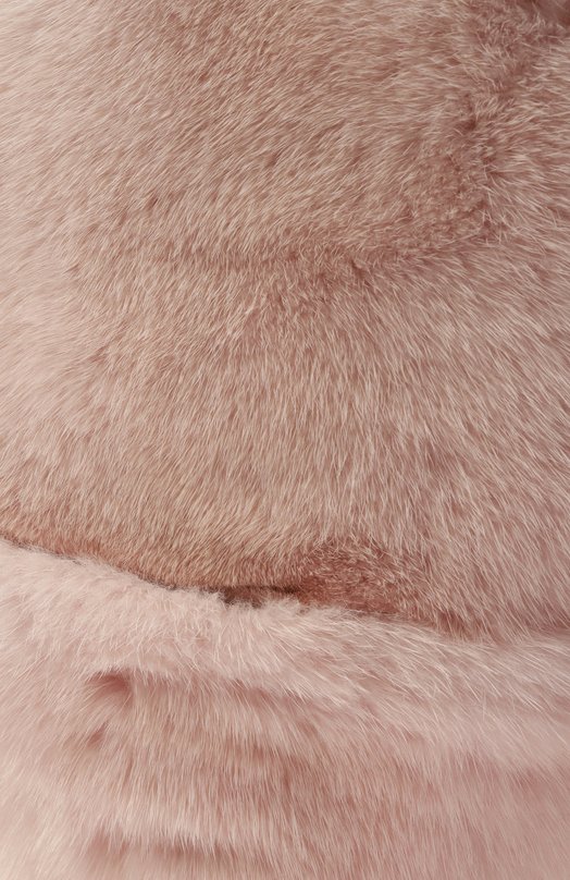 Меховая шапка Карлен из норки FurLand 0193500110183600000 Розовый  0193500110183600000 Фото 3