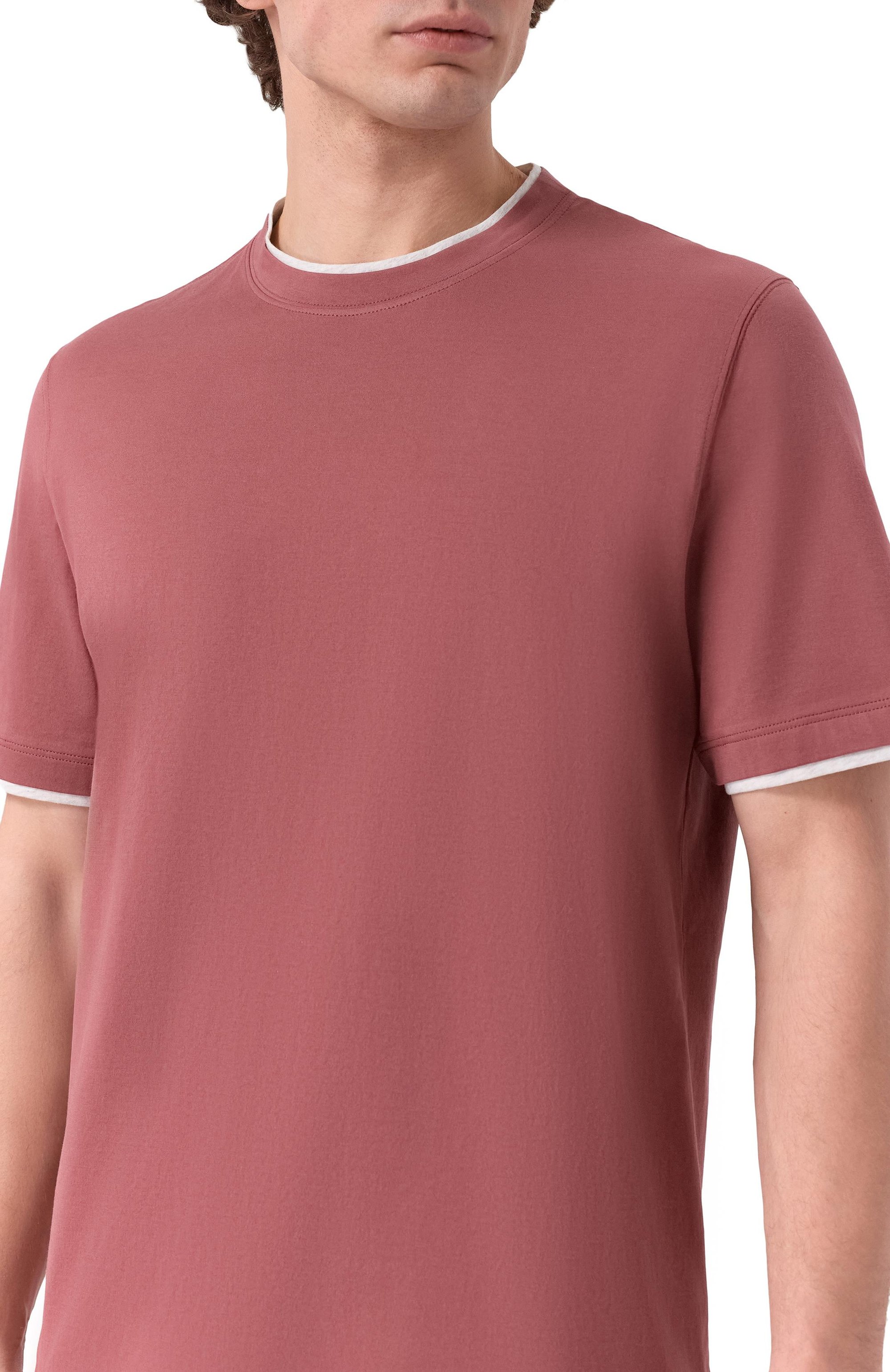 Хлопковая футболка BRUNELLO CUCINELLI, арт. M0B137427W, фото 5