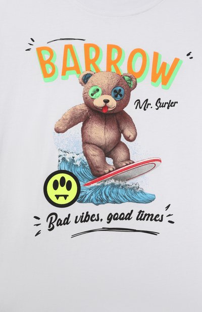 Хлопковая футболка BARROW, арт. S6BKJUTH239, фото 3