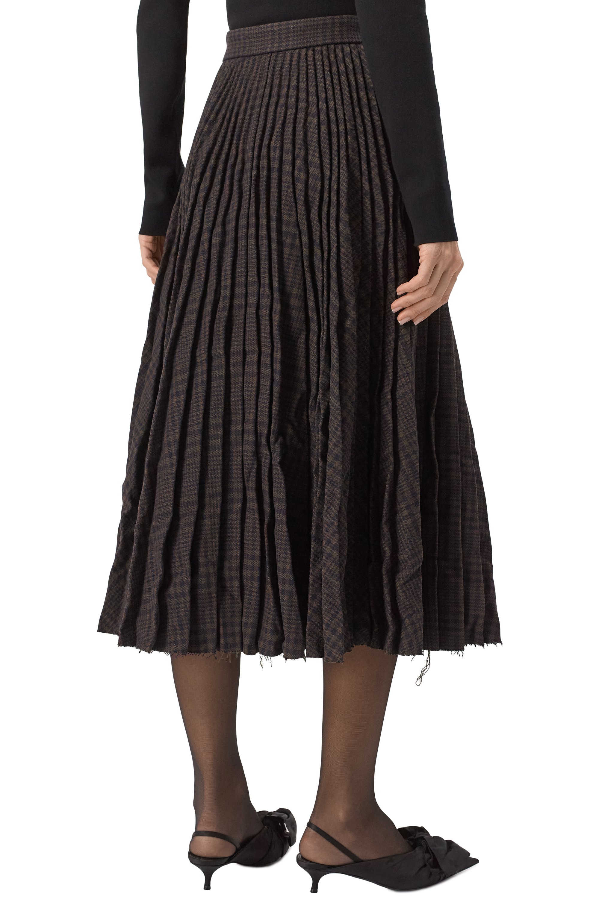 Шерстяная юбка BALENCIAGA, арт. 808777/TQU09, фото 4