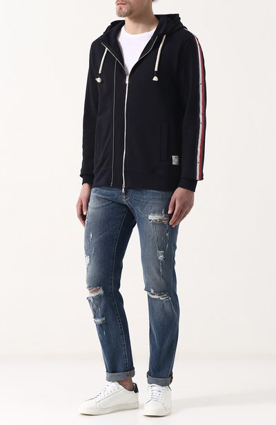 Хлопковая толстовка на молнии с капюшоном THE EDITOR, арт. E406973L23/5081, фото 2