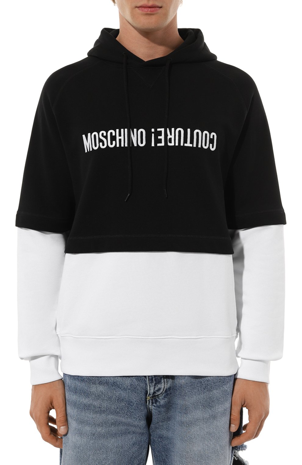 Хлопковое худи MOSCHINO, арт. J1709/7028, фото 3