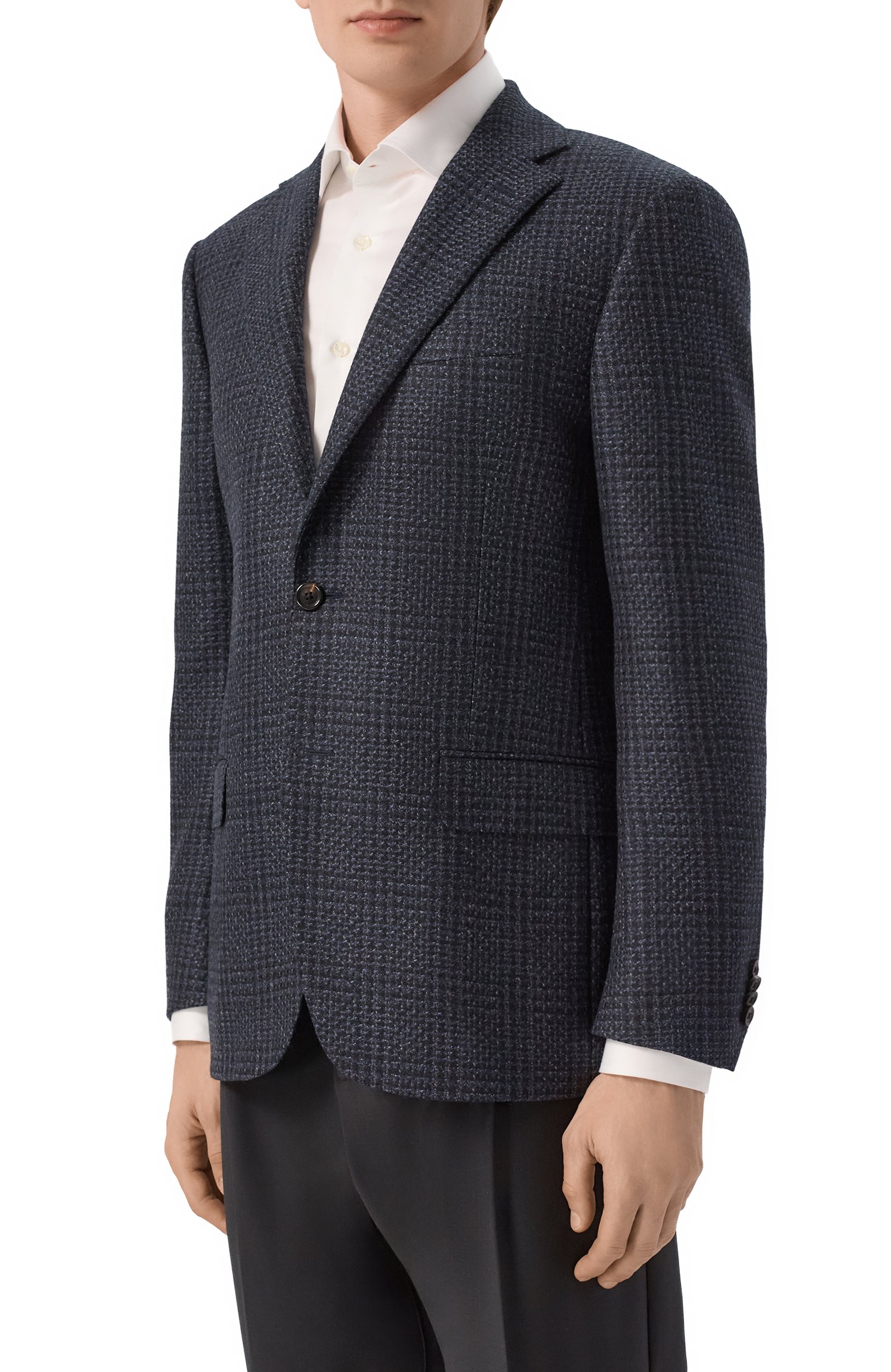 Шерстяной пиджак CORNELIANI, арт. 286008/2A16226, фото 3