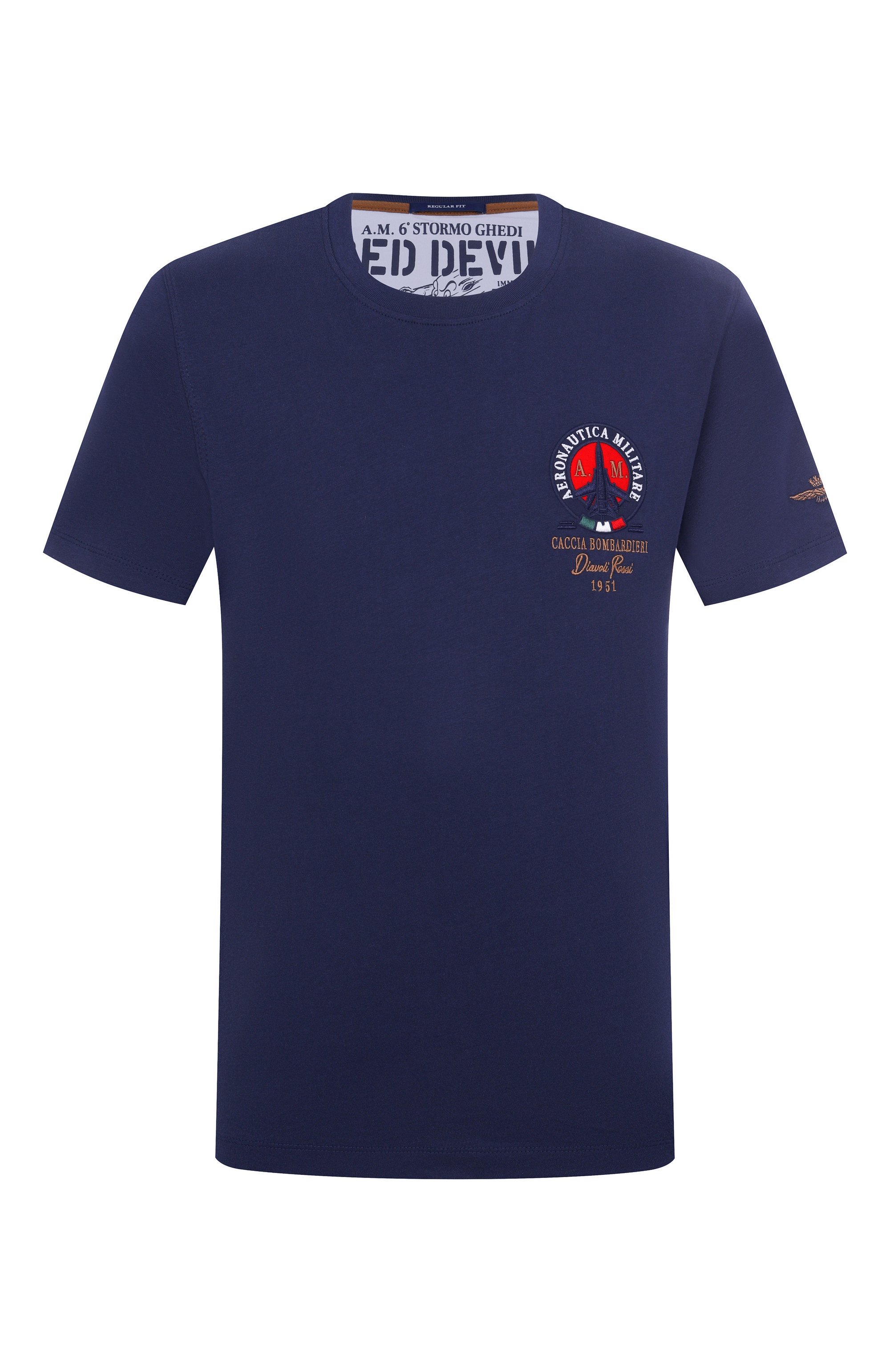 Хлопковая футболка AERONAUTICA MILITARE, арт. 251TS2408J592, фото 1
