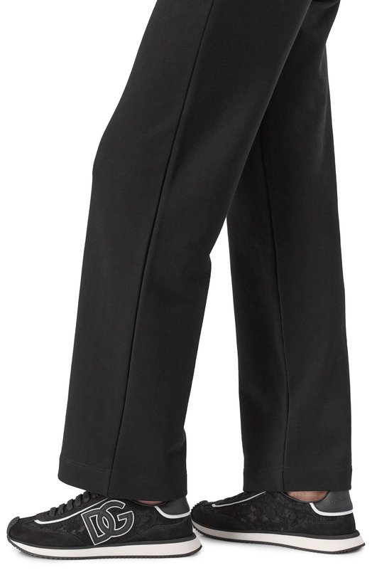 Комбинированные кроссовки DG Cushion Dolce & Gabbana CK2340/A9AC2 Чёрный  CK2340/A9AC2 Фото 3