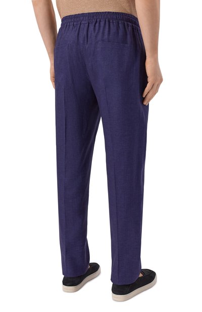 Льняные брюки FEDELI, арт. TU000526/LIN0 UNIT0, фото 4