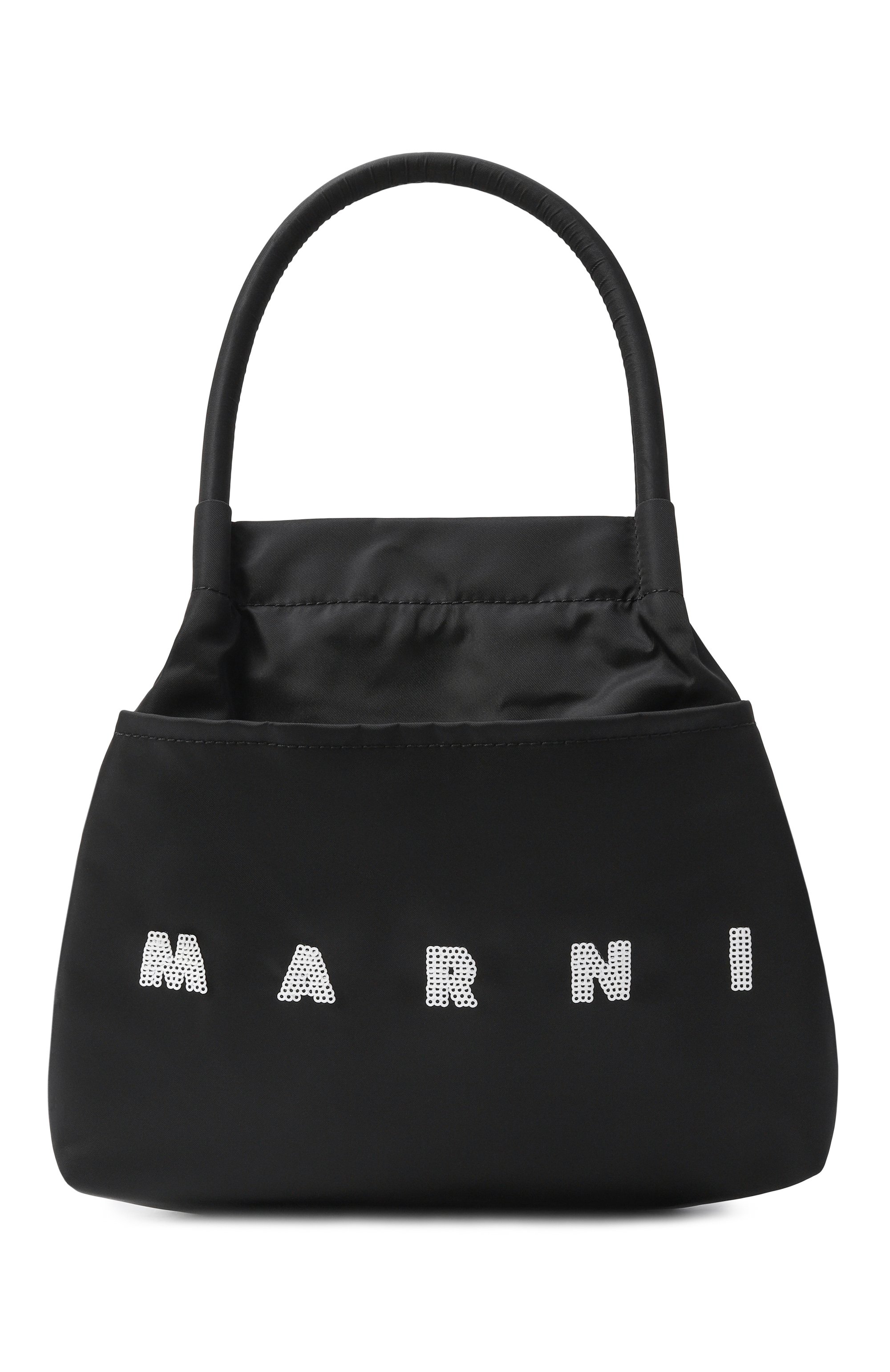 Сумка MARNI черного цвета по цене 26600 руб., арт. M01829/M00WS, фото 1 Сумка MARNI, арт. M01829/M00WS, фото 1