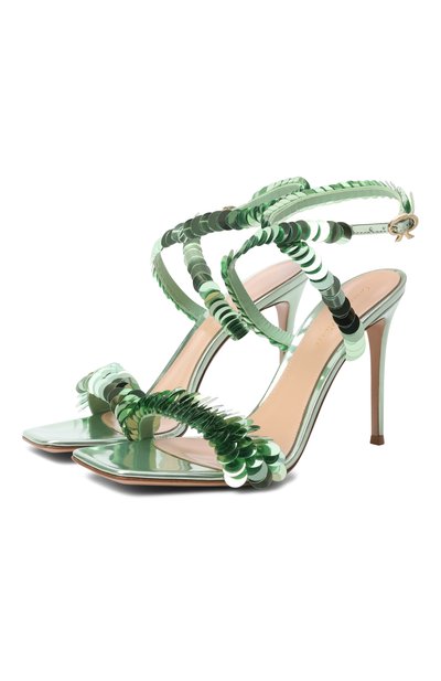 Женские кожаные босоножки GIANVITO ROSSI, арт. G32761.15RIC.XCTAL0A