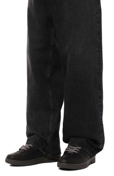 Кожаные кеды out of office OFF-WHITE, арт. 0MIA189F24LEA00B, фото 3