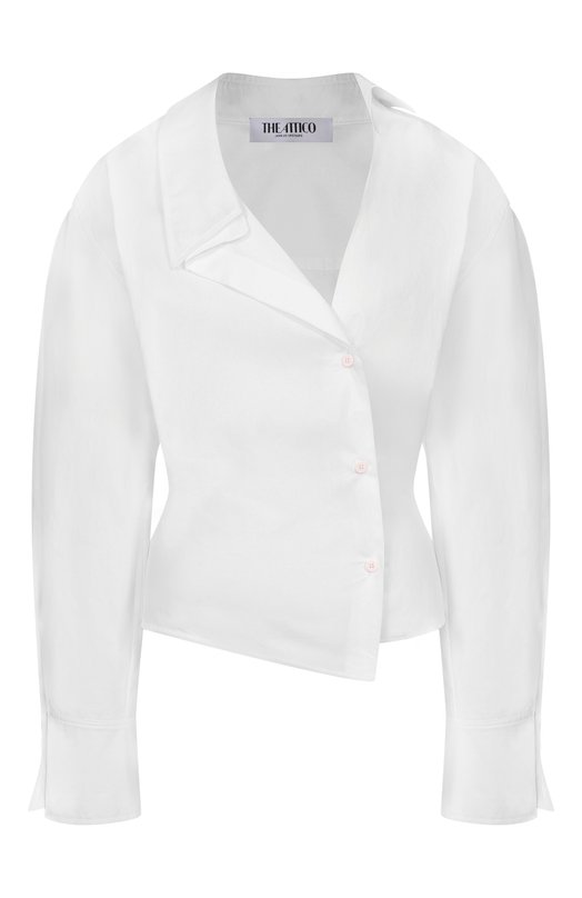 Хлопковая рубашка The Attico 260WCH00045/CCC052AA Белый 260WCH00045/CCC052AA