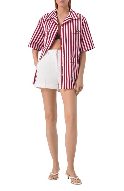 Рубашка из хлопка и шелка DOLCE & GABBANA, арт. F5U29T/FR527, фото 2