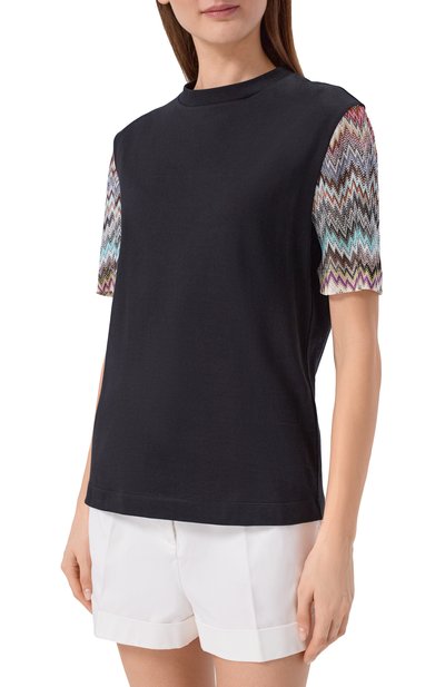 Хлопковая футболка MISSONI, арт. DS25WL05/BJ00PI, фото 3