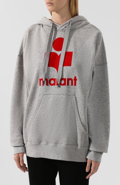 Хлопковое худи ISABEL MARANT ETOILE, арт. SW0031-19A042E/MANSEL, фото 3