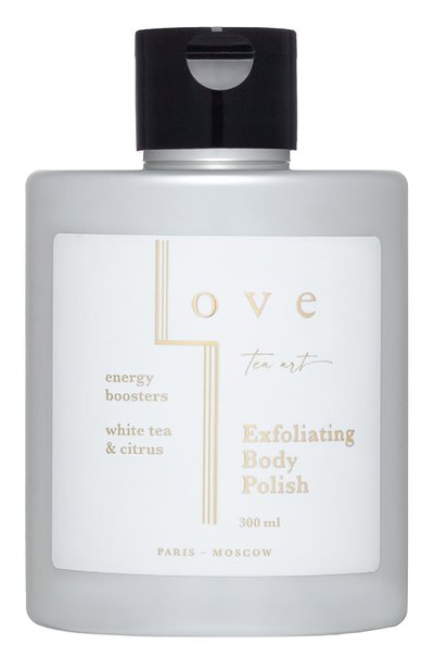 Женского гель-скраб для тела и рук белый чай и цитрус (300ml) LOVE TEA ART, арт. 4603805891451
