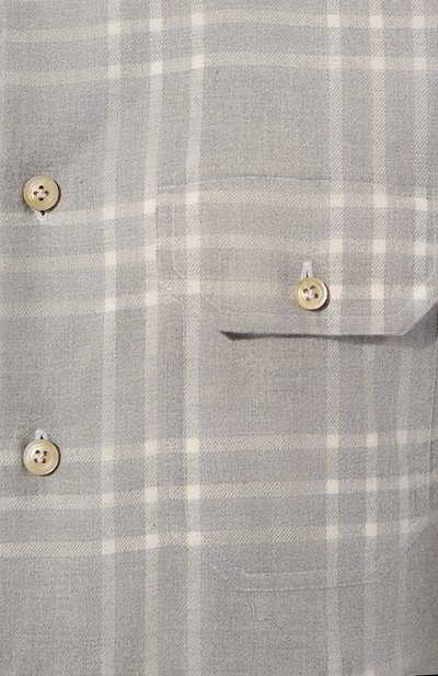 Хлопковая рубашка KITON, арт. UCWMH0864908, фото 5