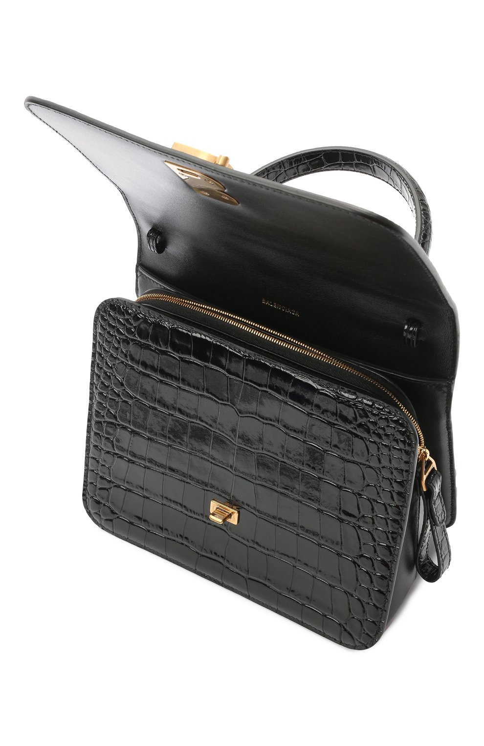 Сумка b. BALENCIAGA черного цвета по цене 127500 руб., арт. 644205/1LR7M, фото 4 Сумка b. BALENCIAGA, арт. 644205/1LR7M, фото 4
