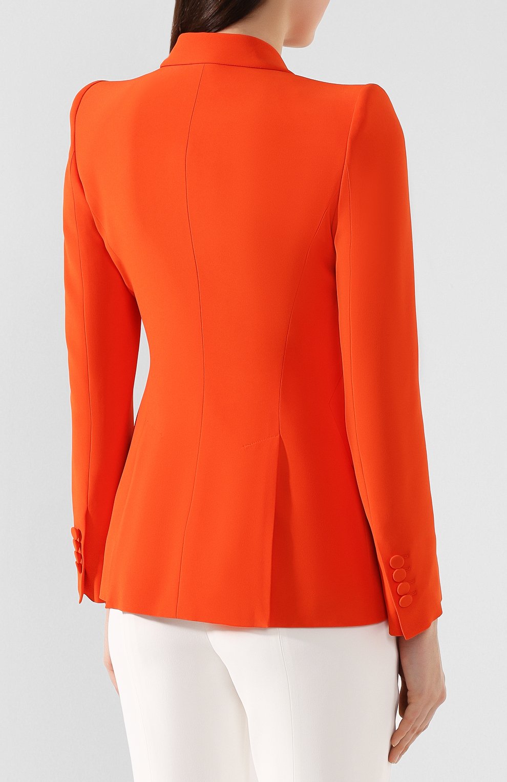 Жакет ALEXANDER MCQUEEN оранжевого цвета по цене 179500 руб., арт. 610628/QEAAA, фото 4 Жакет ALEXANDER MCQUEEN, арт. 610628/QEAAA, фото 4