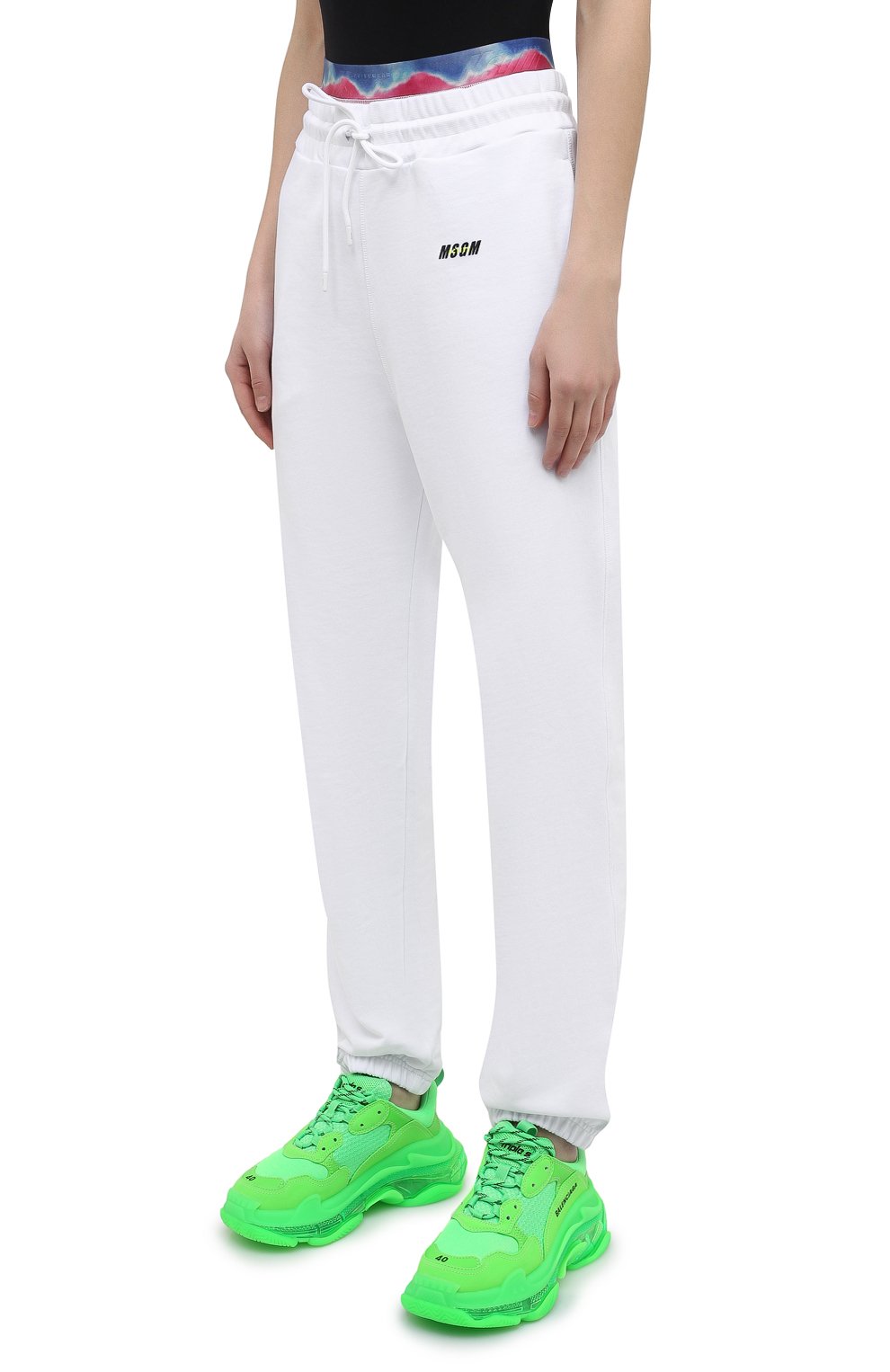 Хлопковые джоггеры MSGM, арт. 3045MDP02 217299, фото 3