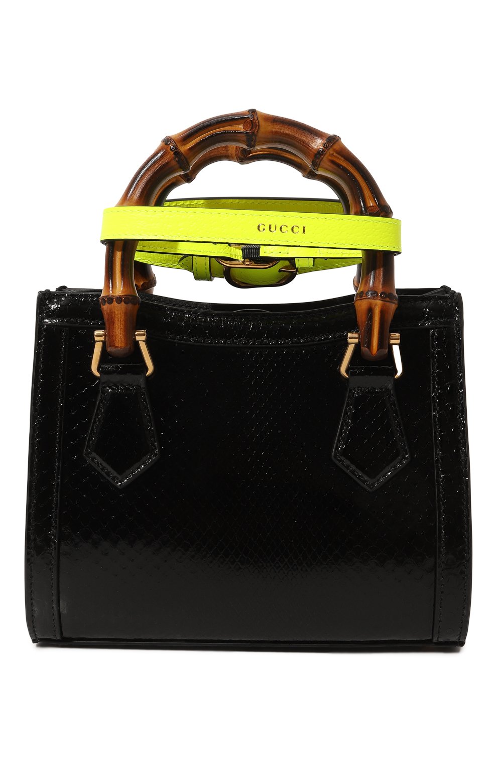 Сумка-тоут diana mini из кожи питона GUCCI, арт. 655661 L2DPT, фото 6