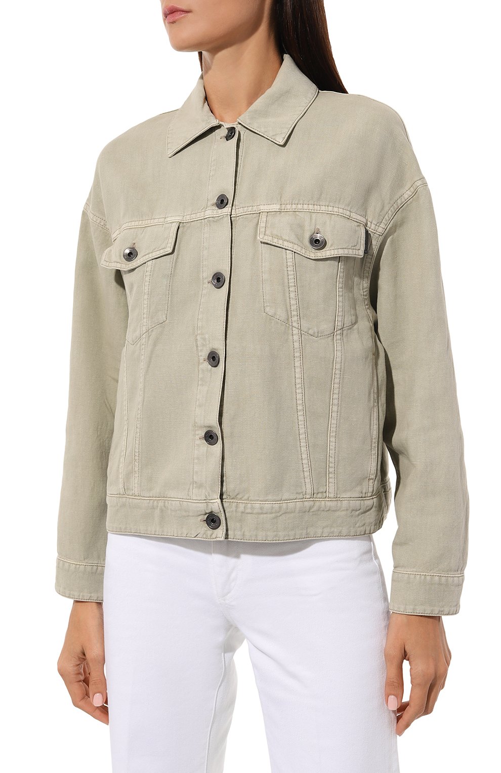 Джинсовая куртка BRUNELLO CUCINELLI, арт. ML9962994, фото 3