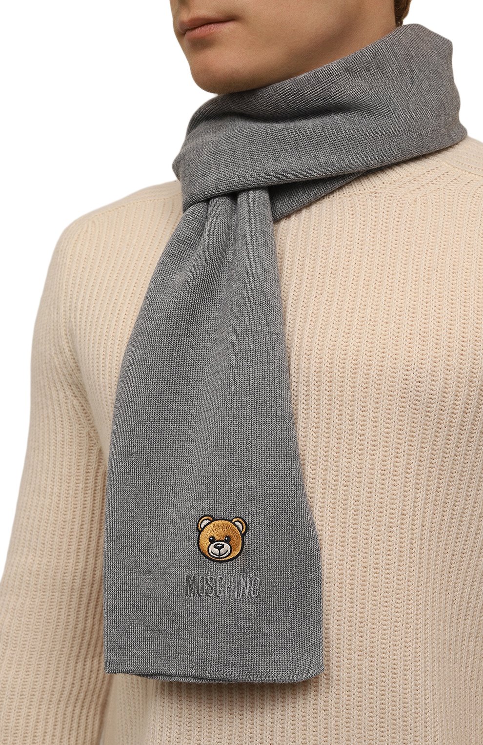 Шерстяной шарф MOSCHINO, арт. 30620/M3139, фото 2