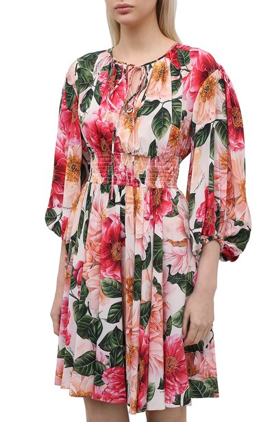Шелковое платье DOLCE & GABBANA, арт. F6J2RT/IS1E3, фото 3