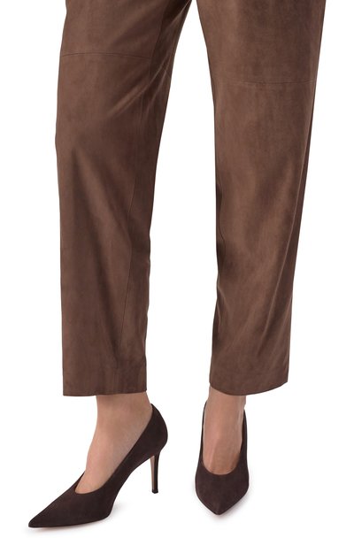 Замшевые туфли gianvito 85 GIANVITO ROSSI, арт. G22277.85RIC.CAMM0KA, фото 3