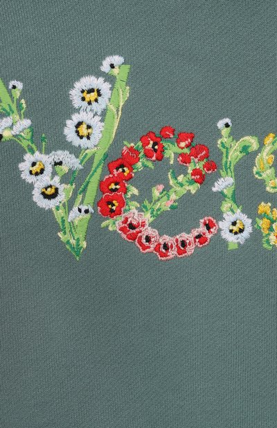 Хлопковое худи VERSACE, арт. 1018197/1A13050/8A-14A, фото 3