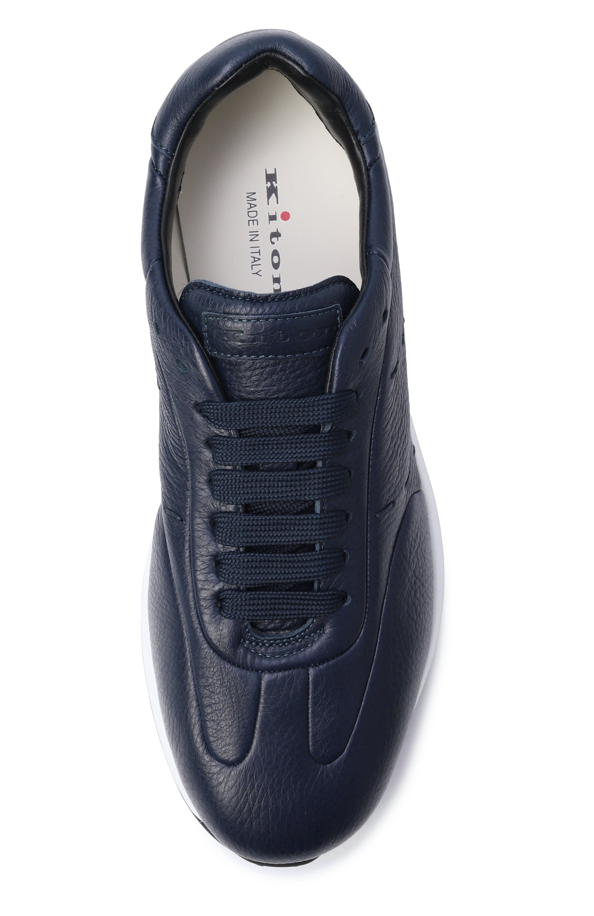 Кожаные кроссовки KITON, арт. USSA374N0133202, фото 6