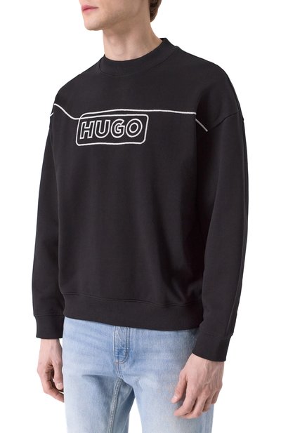 Хлопковый свитшот HUGO BLUE, арт. 50530335, фото 3