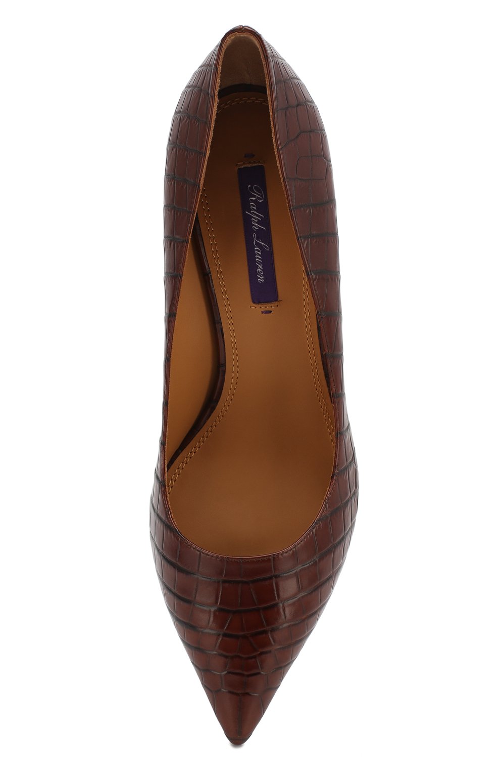 Туфли из кожи крокодила RALPH LAUREN коричневого цвета по цене 799500 руб., арт. 807813028/CNIL, фото 5 Туфли из кожи крокодила RALPH LAUREN, арт. 807813028/CNIL, фото 5