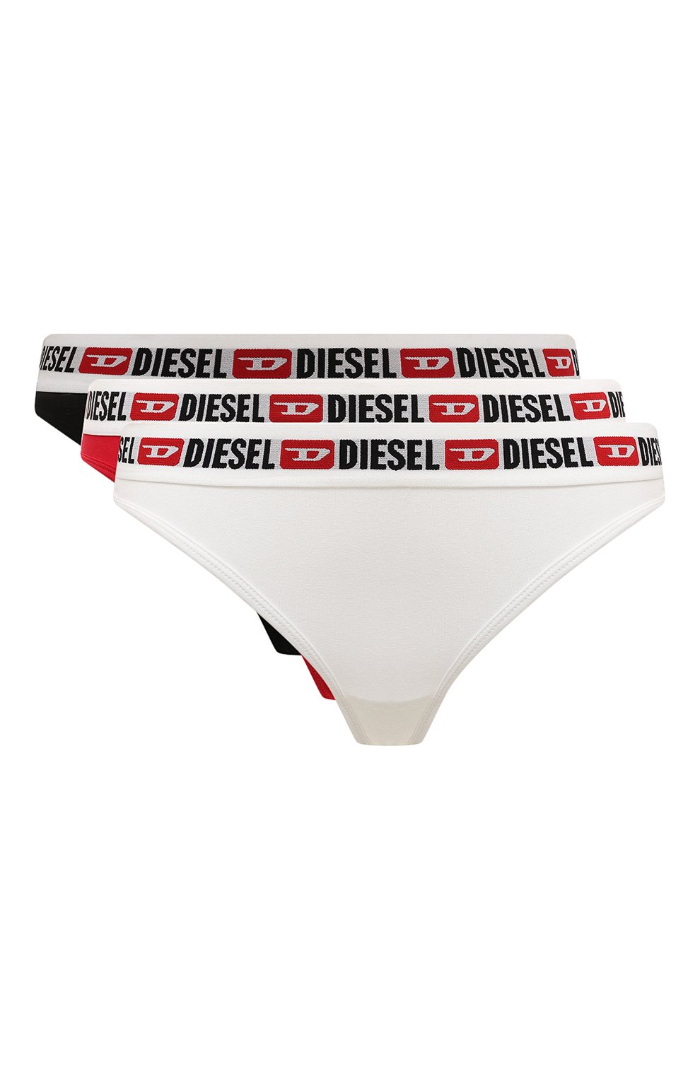 Комплект из трех пар трусов DIESEL разноцветного цвета по цене 4620 руб., арт. 00SE0K/0EAXL, фото 1 Комплект из трех пар трусов DIESEL, арт. 00SE0K/0EAXL, фото 1