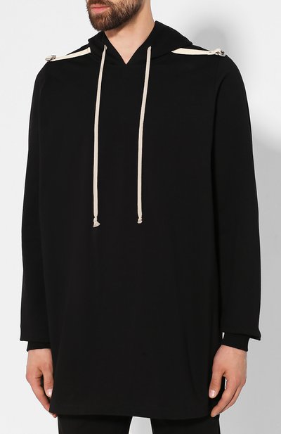 Хлопковое худи RICK OWENS, арт. RU19F4285/BAEC1, фото 3