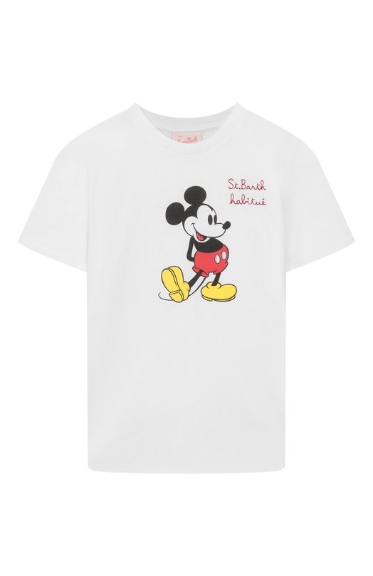 Хлопковая футболка MC2 Saint Barth x Disney MC2 Saint Barth STBW EMILIE/05102H Белый STBW EMILIE/05102H