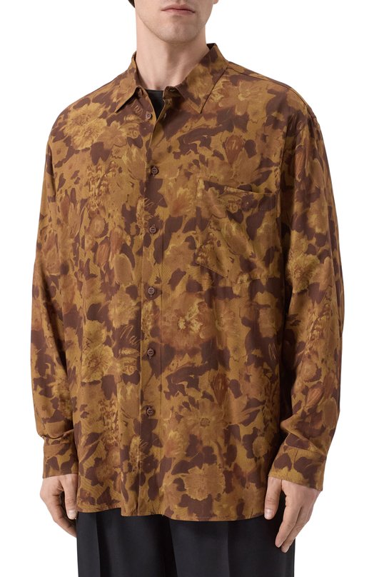 Рубашка из вискозы Magliano MGSS26SR01290 Коричневый  MGSS26SR01290 Фото 3