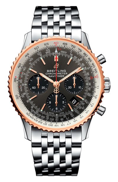 Мужские часы b01 chronograph 43 BREITLING, арт. UB0121211F1A1