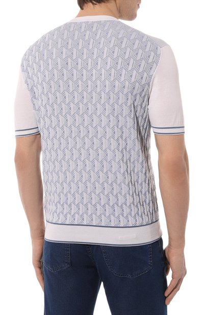 Джемпер из шелка и хлопка STEFANO RICCI, арт. K818042G10/F23170, фото 4