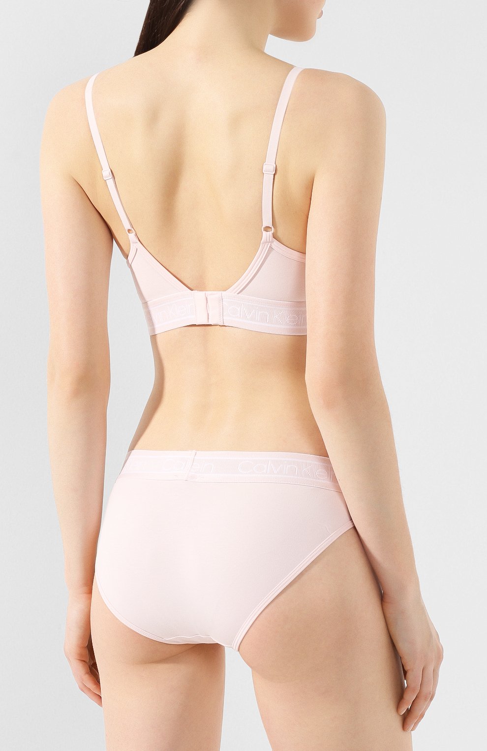 Хлопковый бюстгальтер CALVIN KLEIN розового цвета по цене 4140 руб., арт. QF5232E, фото 3 Хлопковый бюстгальтер CALVIN KLEIN, арт. QF5232E, фото 3