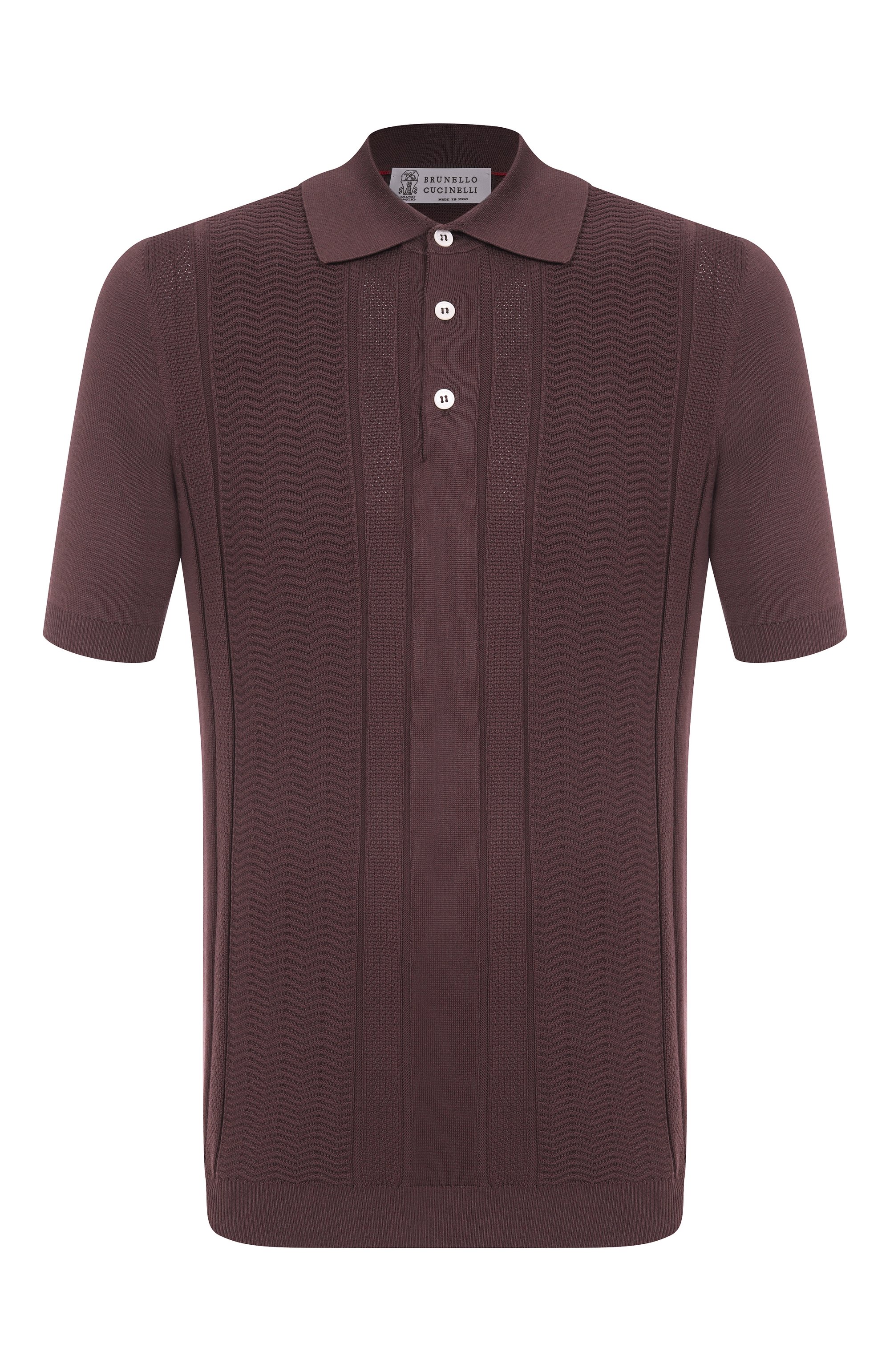 Хлопковое поло BRUNELLO CUCINELLI, арт. M29203305, фото 1