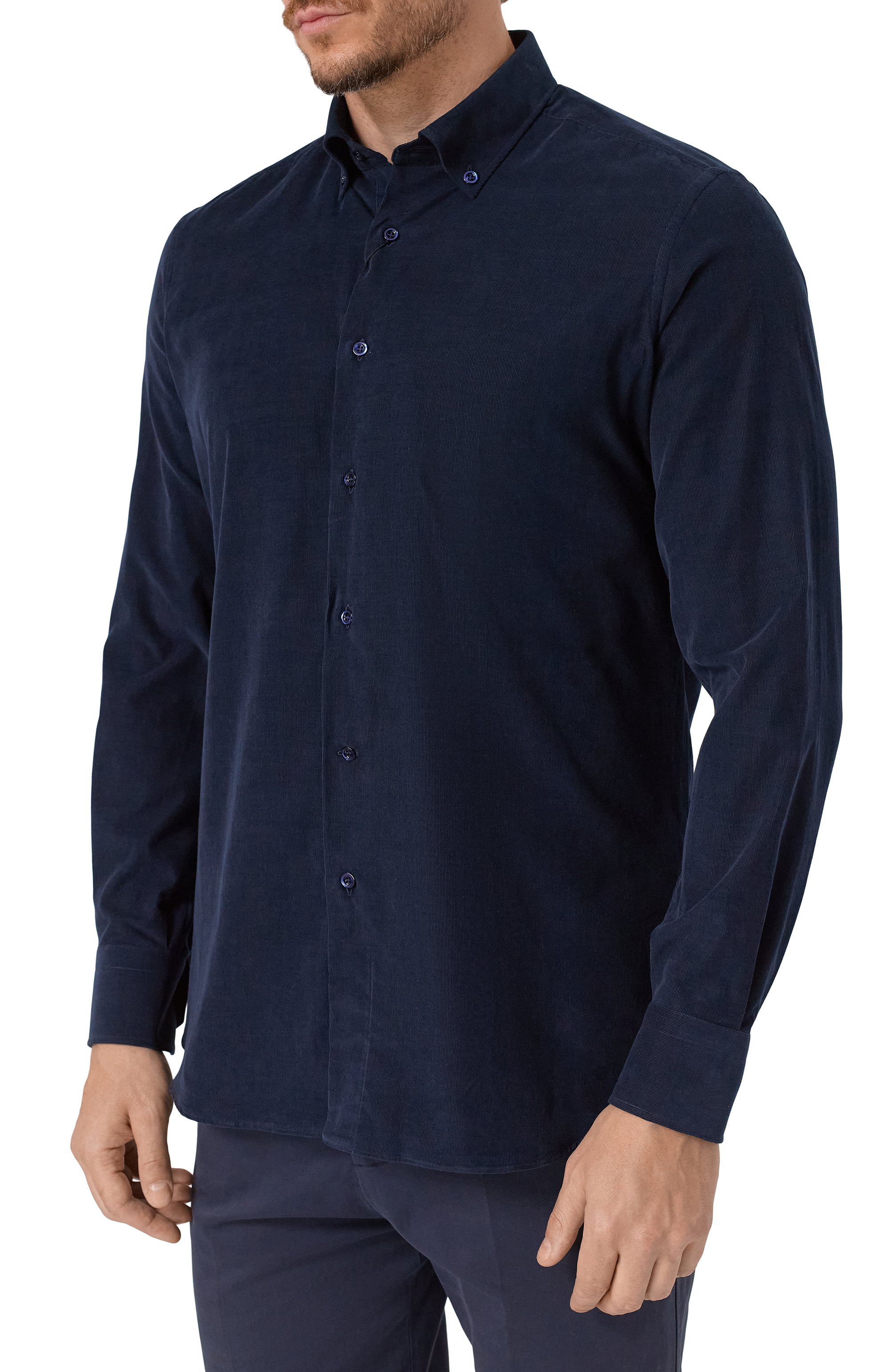 Хлопковая рубашка MVST, арт. M0RBIDA/PB/SP0RT/620-C0RDUR0Y, фото 3