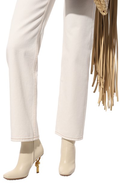 Кожаные ботильоны knot BOTTEGA VENETA, арт. 763831/V3M70, фото 3