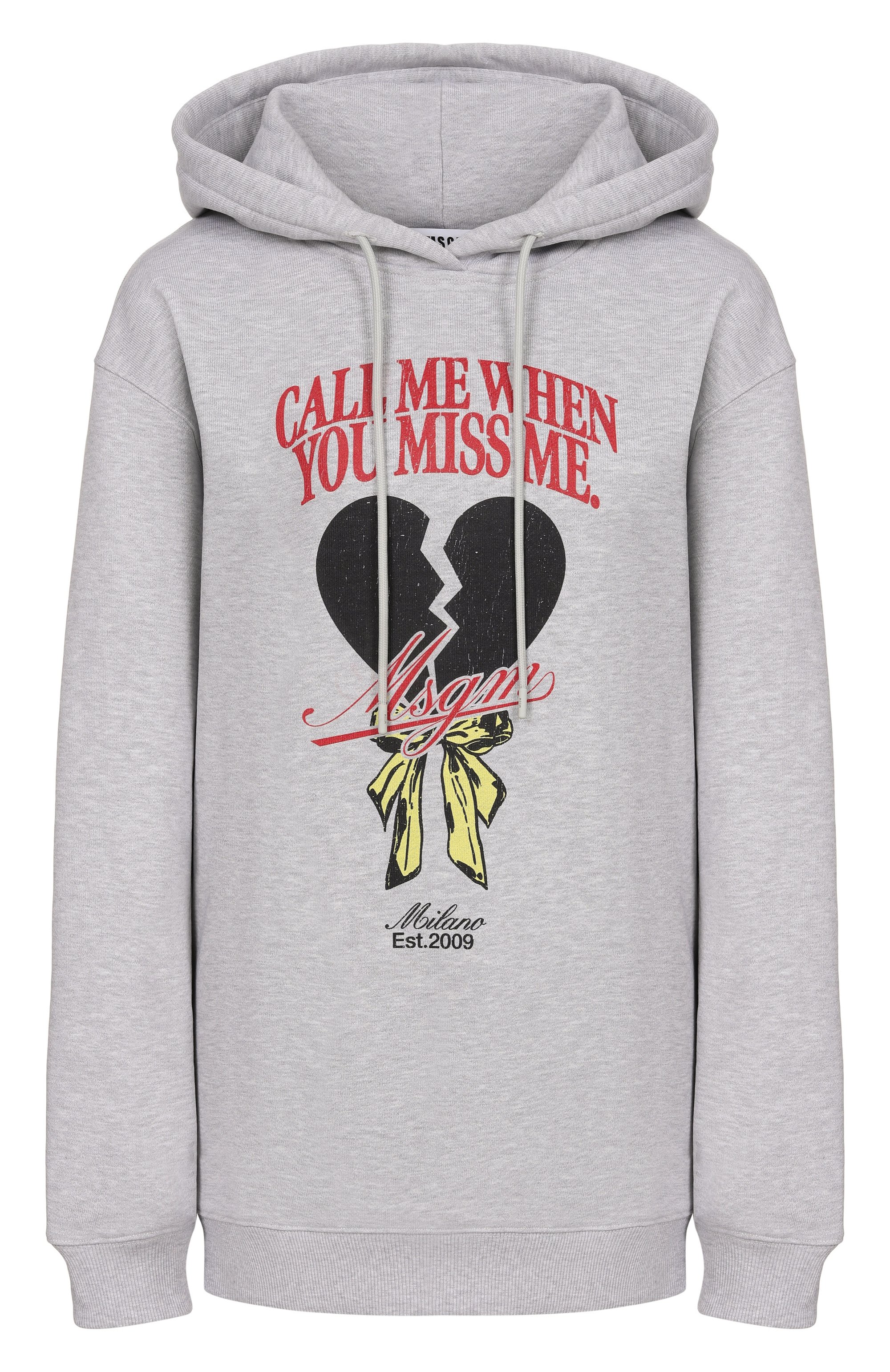 Хлопковое худи MSGM, арт. 4042MDM96 267004/267004, фото 1