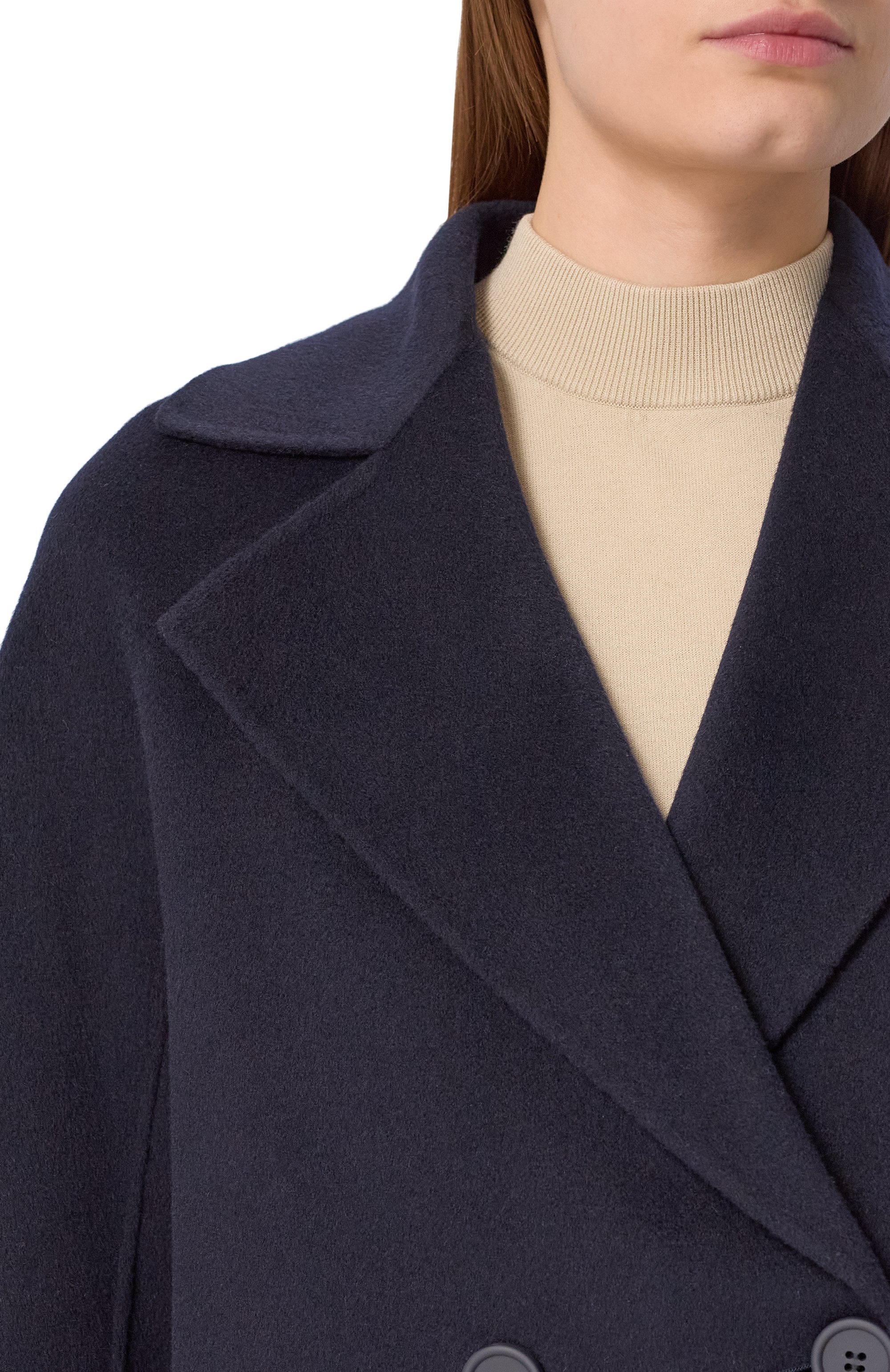 Пальто из кашемира и шерсти MAX MARA STUDIO, арт. LICENZA, фото 5