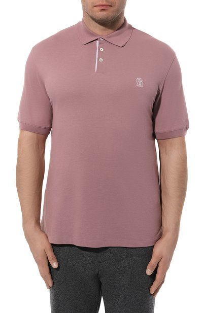 Хлопковое поло BRUNELLO CUCINELLI, арт. ME8548765, фото 3